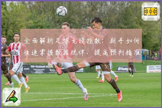 全面解析足球竞猜指数：新手如何快速掌握数据规律，提高预判精准度