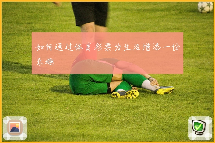 如何通过体育彩票为生活增添一份乐趣